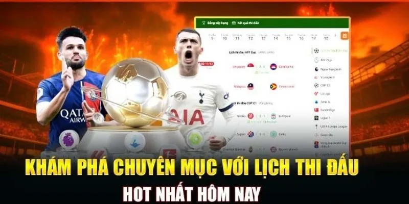 Lịch Thi Đấu CakhiaTV - Cập Nhật Trực Tiếp Mỗi Ngày 2026 1 Khám phá chuỗi lịch thi đấu hot nhất các mùa giải CakhiaTV uy tín