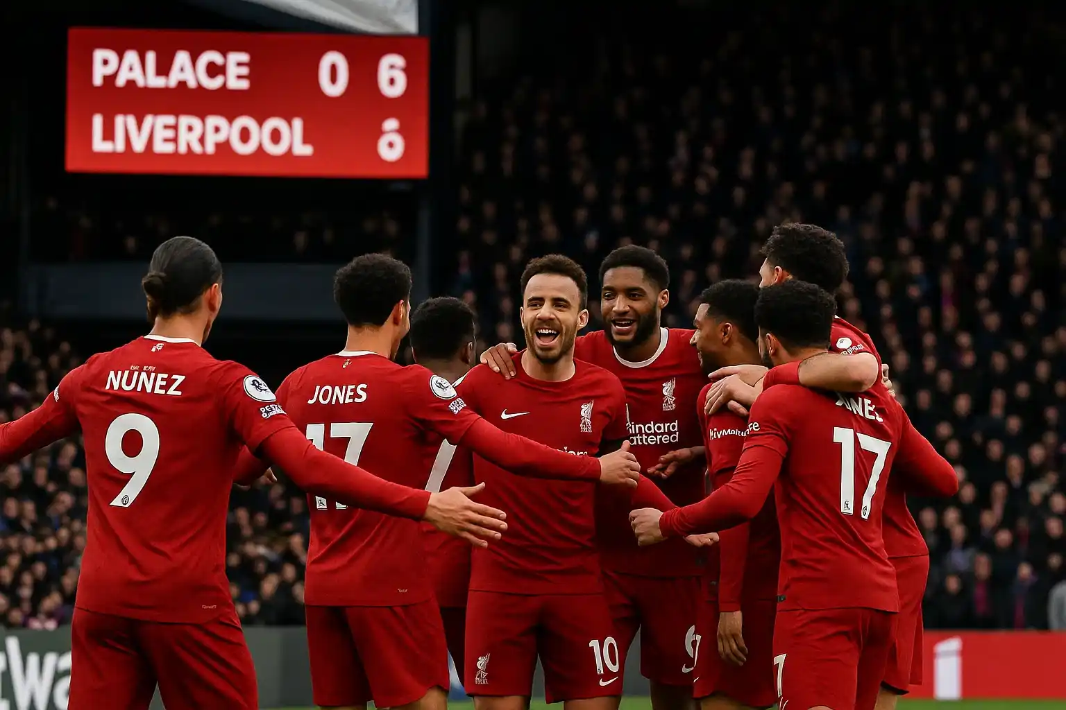 Liverpool vs Crystal Palace - Soi kèo bóng đá 22:00-25/5 3 Liverpool ăn mừng bàn thắng vào lưới Palace… lần thứ 6 trong một trận